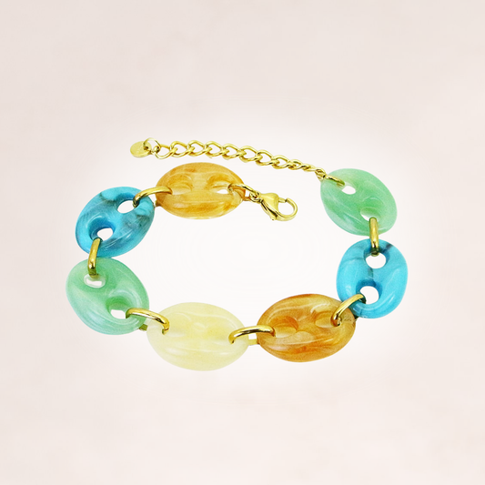 Blue Link Bracelet